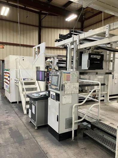 Used 57" WIDE PCMC INFINITY 10 COLOR PRINTING PRESS GEARLESS