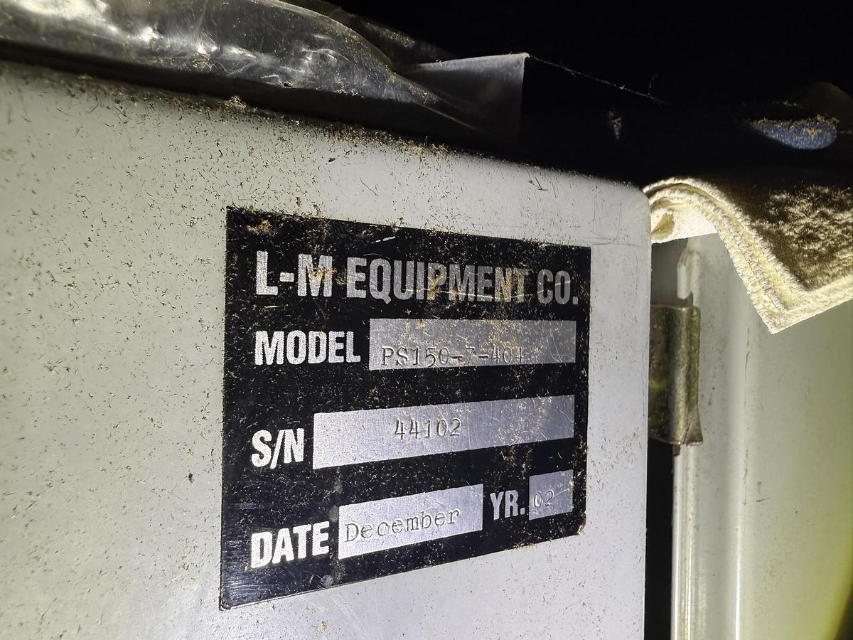 Used L-M EQUIPMENT CO PS150-7-404 ROLL SAW