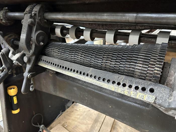 Used 45" BECK SHEETER WITH GEARS