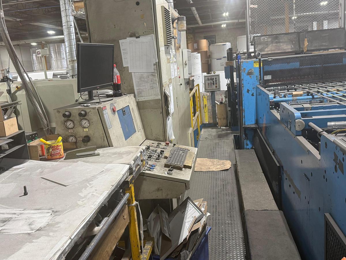 Used PASABAN MODEL KD1350 55" WIDE ROTARY KNIFE SHEETER