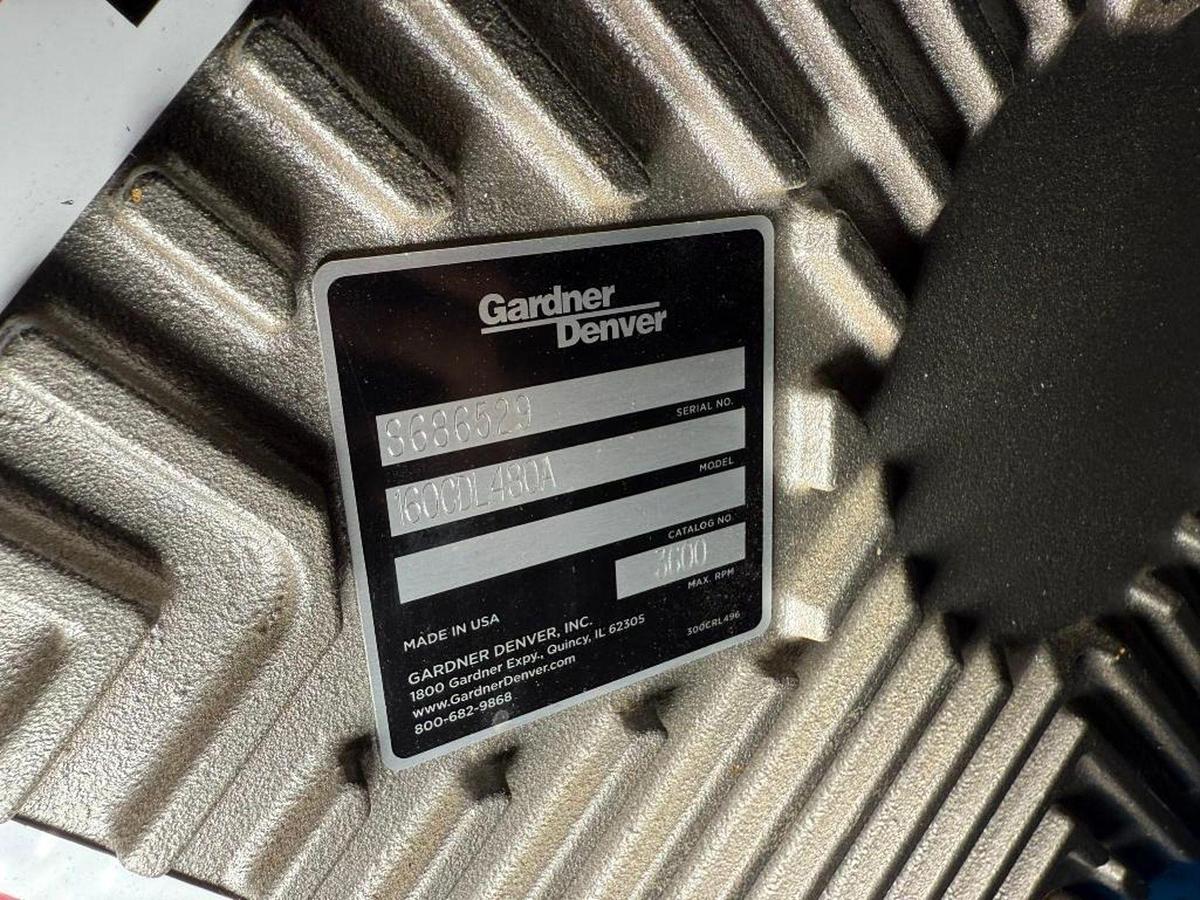Used GARDNER DENVER RC2 SPLASH MODEL 160CDL480A BLOWER