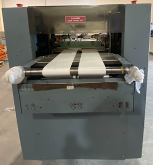 Used SHANKLIN F-5A AUTOMATI SIDE SEAL SHRINK SYSTEM WITH SHANKLINE T-7XL SHRINK TUNNEL