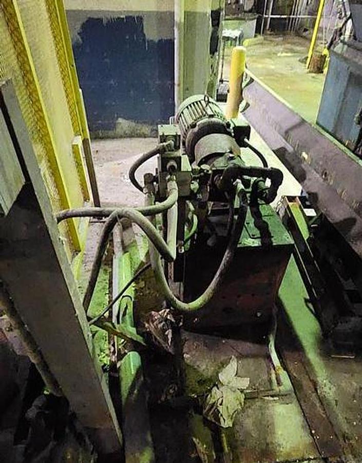 Used 72" WIDE BLACK CLAWSON ROLL SPLITTER 48" DIAMETERS