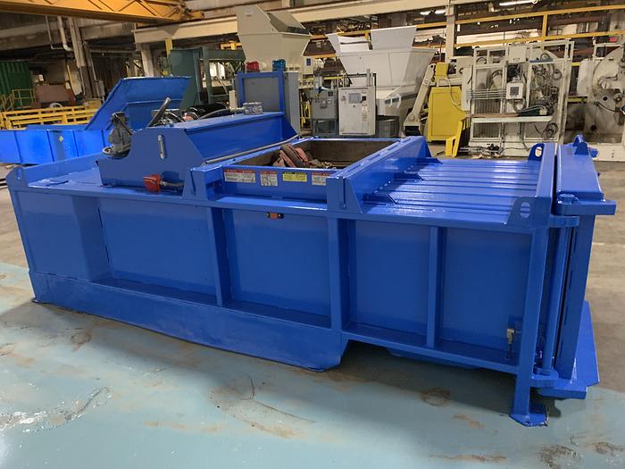 Used EXCEL MODEL EX-62 TWIN CYLINDER CLOSED DOOR BALER WITH CONVEYOR