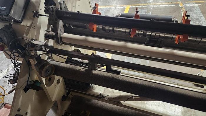 Used 45" DUSENBERY 635 DUPLEX SLITTER REWINDER DRIVE AND MOTOR UPDATE