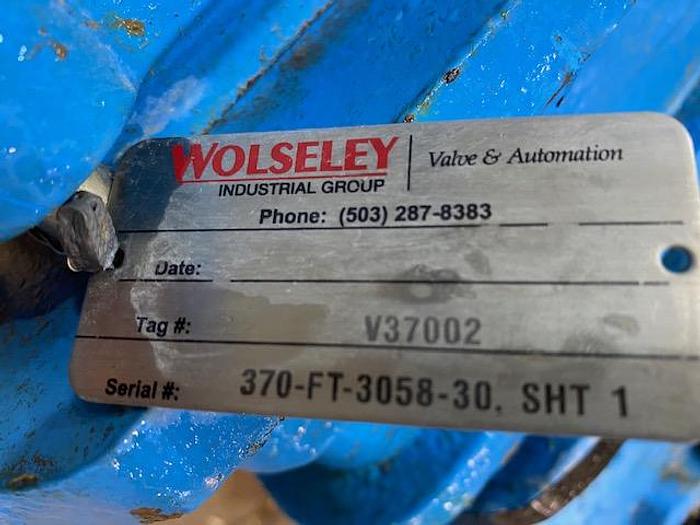 Used WOLSELEY INDUSTRIAL GROUP 30" GATE VALVE SS