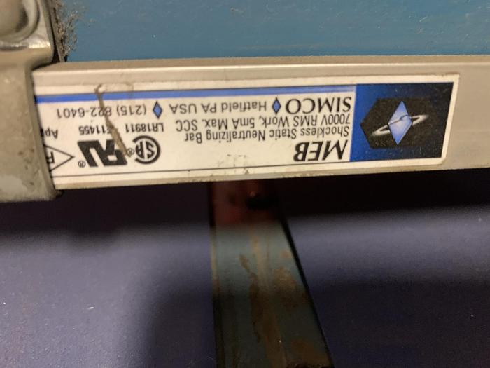 Used 96" ROSENTHAL SHEETER WITH SCORE SLITTING AND STACKER/FOLDING BAR - ALLEN BRADLEY CONTROLS PENDING JA Sold