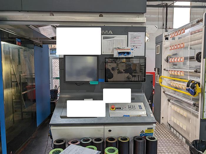 Used 33.5" (850MM) SOMA OPTIMA 1 CI GEARLESS PRINTING PRESS 8 COLOR MFG 2015