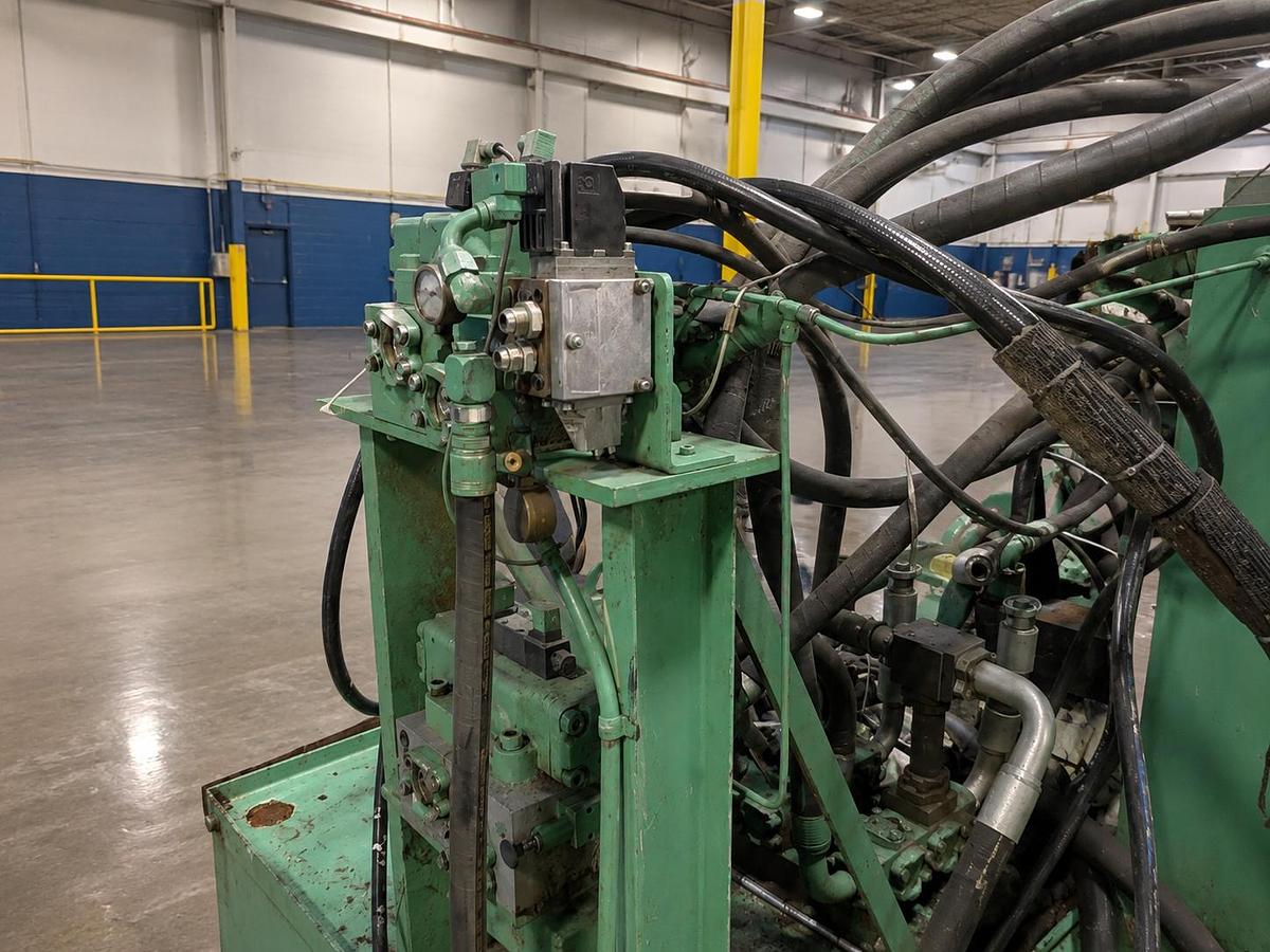 Used 63" GRANUTECH SATURN ROTO-GRIND MODEL M160H SINGLE SHAFT SHREDDER 200 HP 