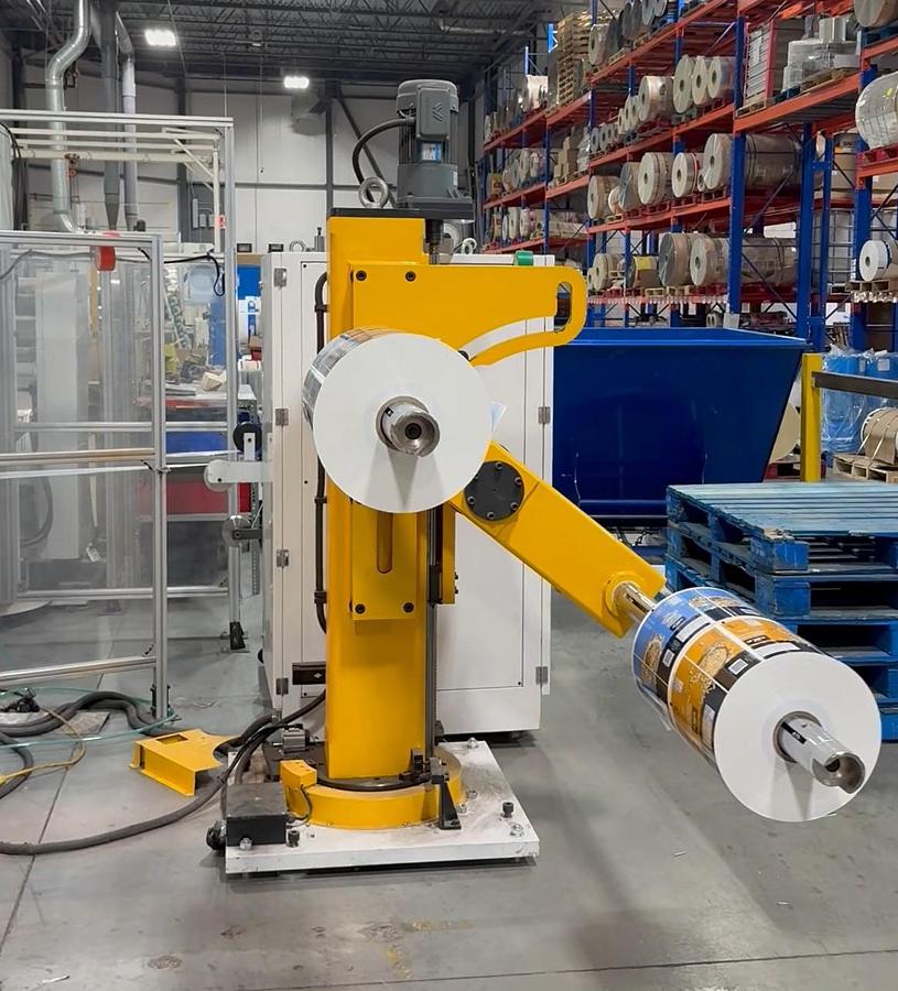 Used 63" WIDE SRC SYSTEMS LTD MODEL 600 DUPLEX TURRET SLITTER REWINDER - MANUFACTURED 2018