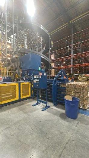 Used AMERICAN HORIZONTAL AUTO-TIE BALER MODEL DC6348-8T30 ALLEN BRADLEY CONTROLS