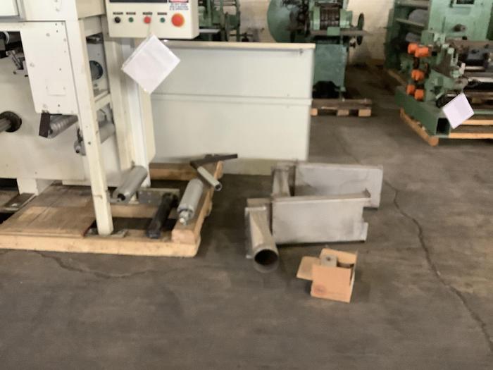 Used 15" WIDE CHESNUT ENGINEERING 1 COLOR PRINTER 2 ROLL ROTOGRAVURE AND LAMINATING LINE