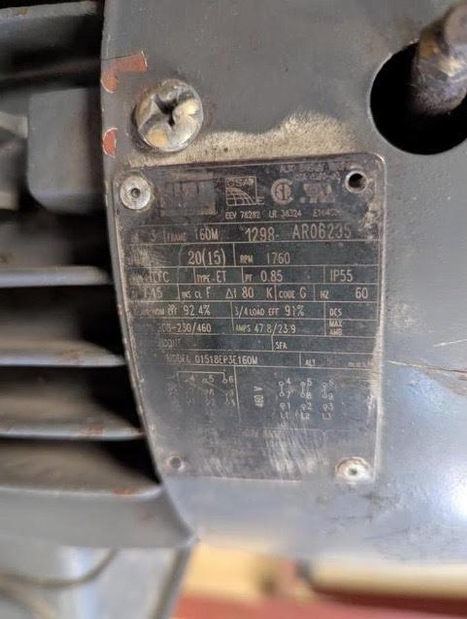 Used SATRIND DUAL SHAFT SHREDDER 20 HP MODEL F615