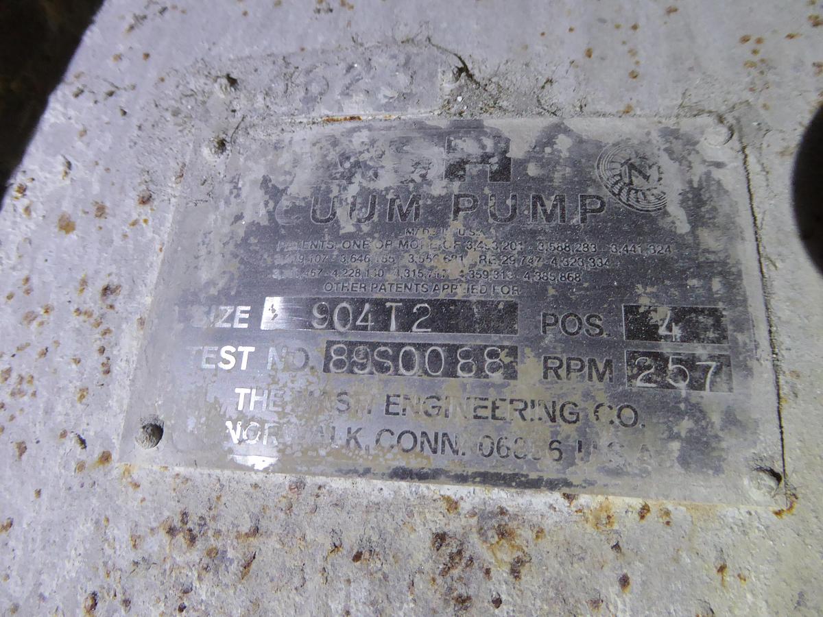 Used NASH MODEL 904-T2 VACUUM PUMP