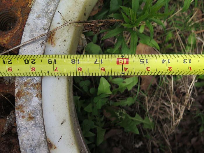 Used 20" PNEUMATIC KNIFE GATE VALVE