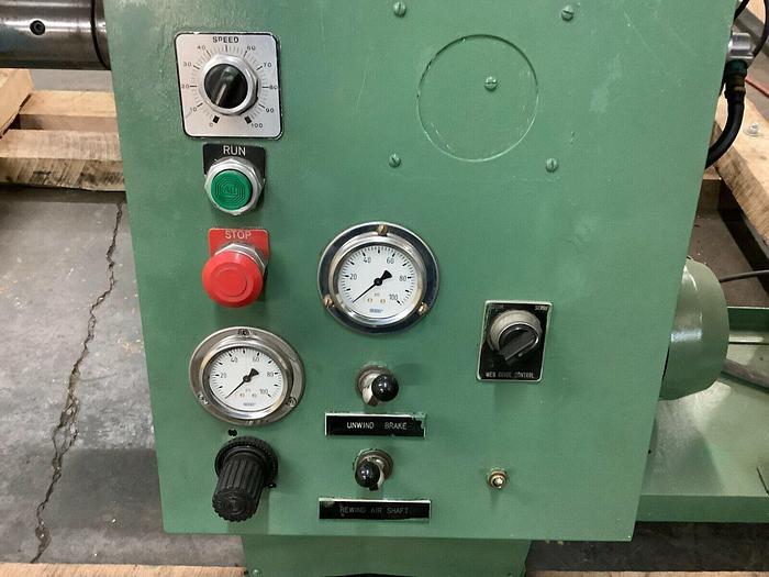 Used 30" STANFORD DOCTOR REWINDER MODEL 142 LT WITH RAZOR SLITTING - PENDING