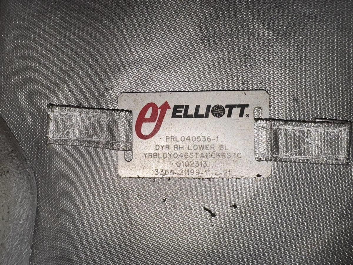 Used ELLIOT GROUP STEAM TURBINE MANUFACTURED 2022 (NEVER USED)