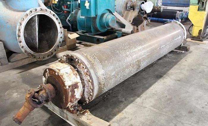 Used SUCTION COUCH ROLL 28" (711MM) DIA X 124" (3150MM) FACE MANCHESTER