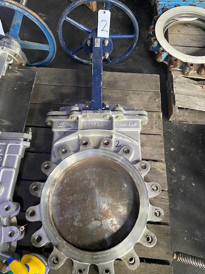 Used EC VALVE 16" DIA. MANUAL SLIDE GATE VALVE T 361 S/S