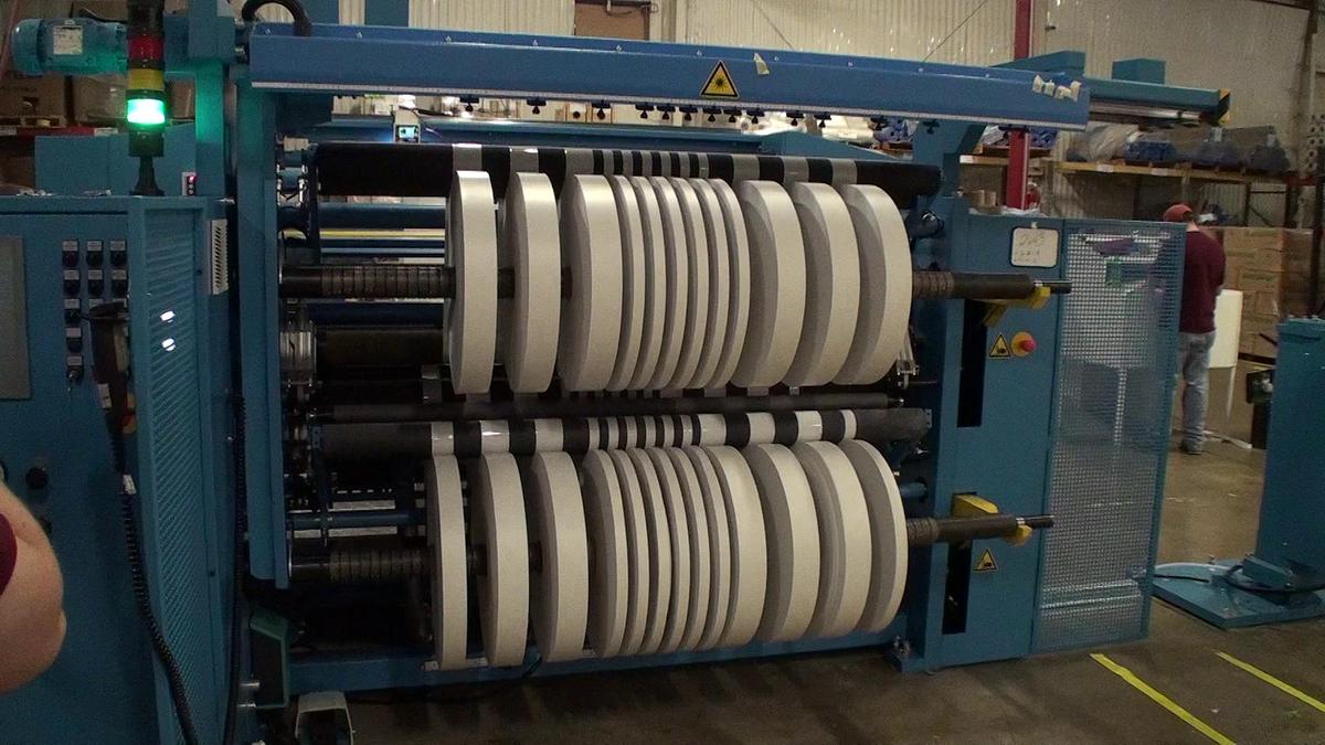 Used 65" WIDE KAMPF STARSLIT DUPLEX SLITTER REWINDER - MANUFACTURED 2011