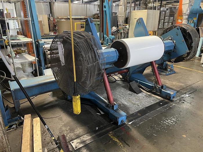 Used 60" POWELL SHAFTLESS FLOOR PICK UP UNWIND 60" DIAMETER