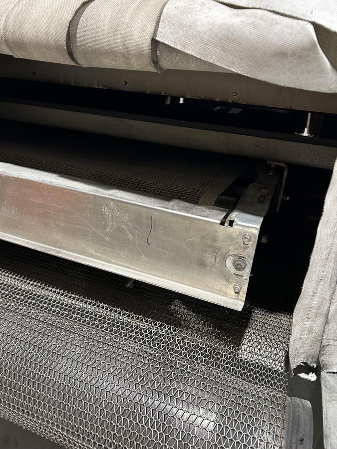 Used TEXWRAP MODEL 1348 OVERHEAD COMPRESSION SHRINK TUNNEL