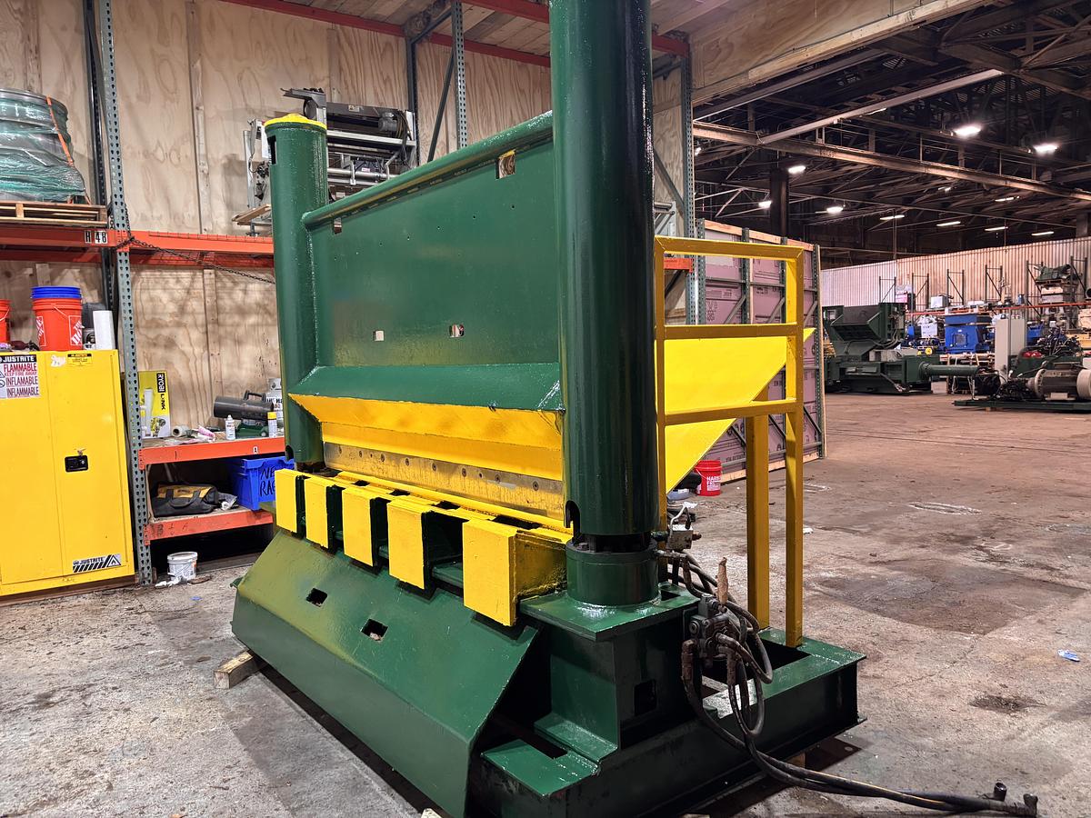 Used 90" WIDE BLACK CLAWSON ROLL SPLITTER WITH HYDRAULIC PACKAGE