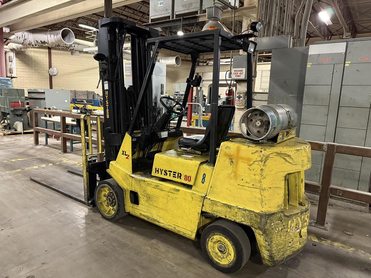 Used 8000 LB HYSTER FORKLIFT MODEL S80XL2