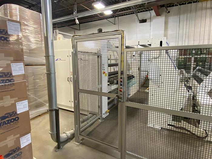 Used 62" WIDE CATBRIDGE TWO DRUM WINDER MODEL 205-50 MANUFACTURED 2019 - PENDING SALE
