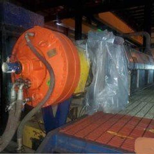 Used KVAERNER THUNE MDL. SP70SL DEWATERING SCREW PRESS 300 BDMT/D  S/S