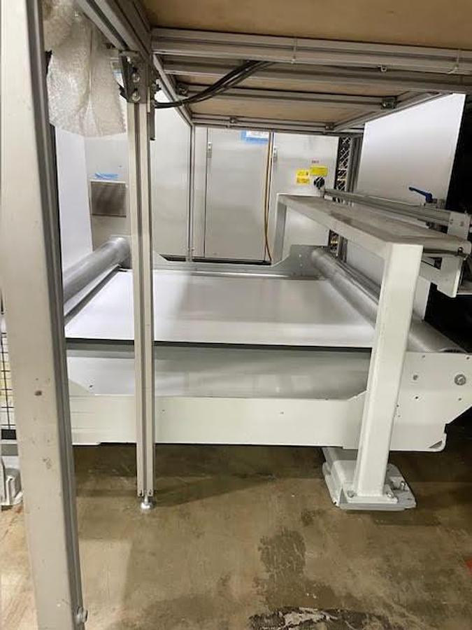 Used APOLLO-TSK 1450/ MARQUIP 59" DUAL ROTARY KNIF SHEETER
