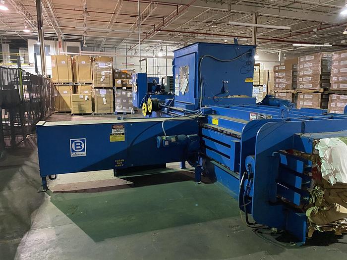 Used BALEMASTER EO-650 25HP HORIZONTAL BALER WITH AUTO TIE