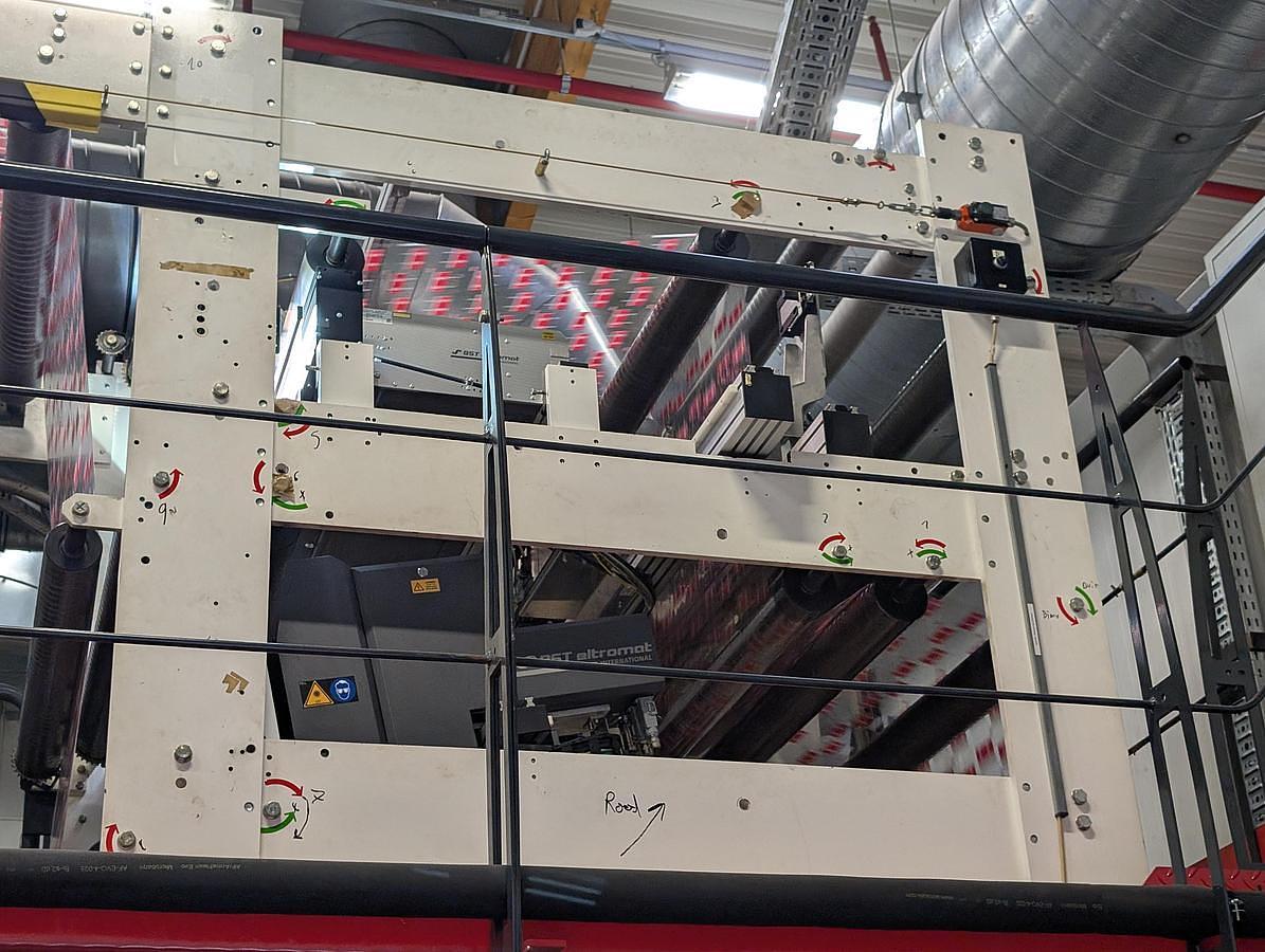 Used 40" WIDE W&H HELIOSTAR 8 COLOR ROTOGRAVURE PRINTING PRESS