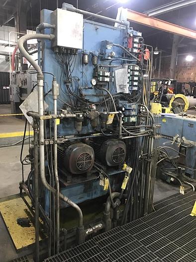 Used 130" WIDE BLACK CLAWSON TWO DRUM WINDER