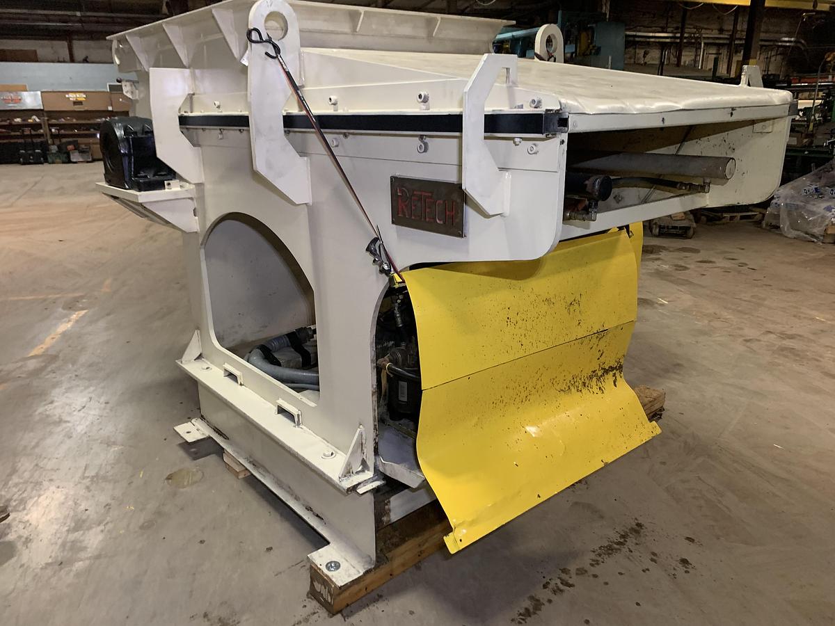Used 75 HP RETECH GRANULATOR SHREDDER WITH HOPPER (NO INFEED CONVEYOR)