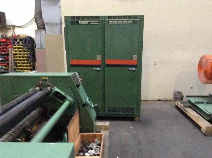 Used 74" DUSENBERY MODEL 260 FS DUPLEX CENTER SURFACE SLITTER REWINDER NO UNWIND