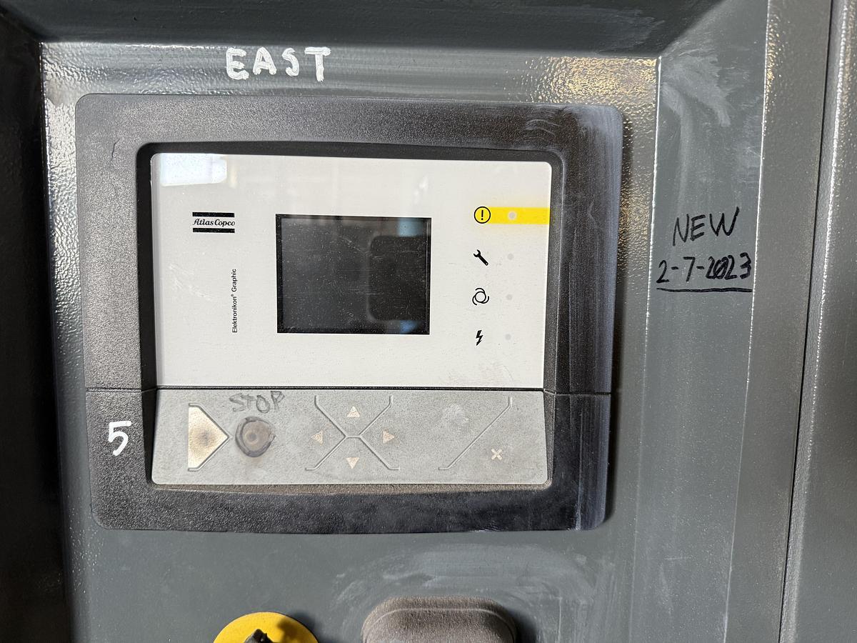 Used 148 HP ATLAS COPCO AIR COMPRESSOR MODEL G 110-8.5 MANUFACTURED 2022