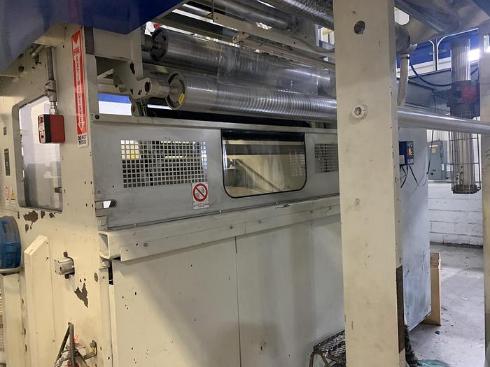 Used 40" ROTOMEC MODEL RS 4003 10 COLOR ROTOGRAVURE PRESS (SOLVENT INK) MFG. 2006