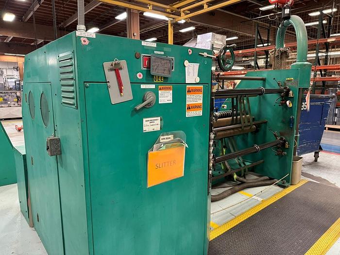 Used 62" DUSENBERY 10000-24 DUPLEX SLITTER REWINDER