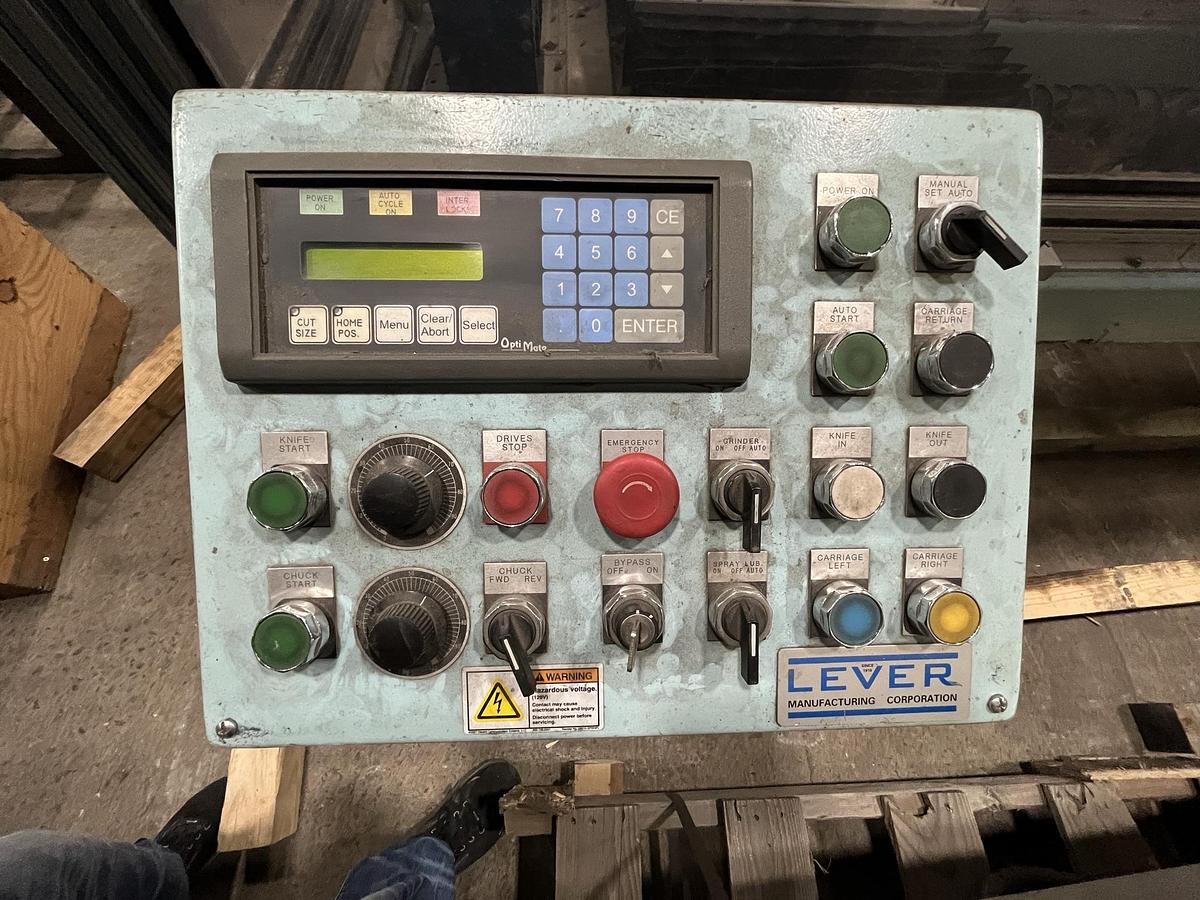 Used LEVER AUTOMATIC SINGLE KNIFE BALONEY CUTTER 16" DIAMETER 