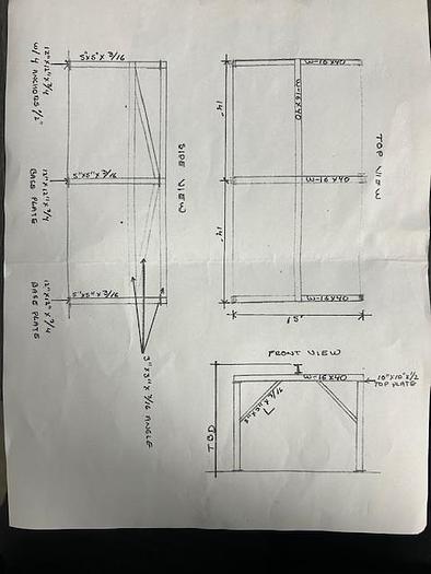 Used CHENG DAY MACHINERY 3 TON ELECTRIC HOIST & CRANE WITH STRUCTURE