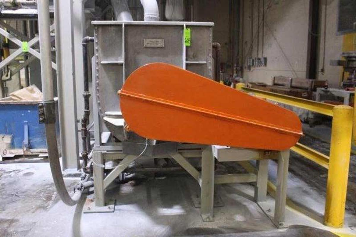 Used 87 CUBIC FOOT CAPACITY DAY MIXING DOUBLE RIBBON MIXER STAINLESS STEEL