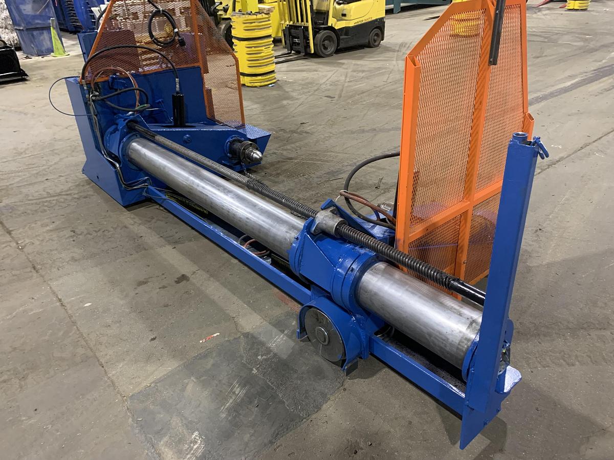 Used 72" WIDE MARTIN UNWIND STAND 60" ROLL DIAMETER CAPACITY