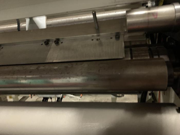 Used 62" TITAN MODEL SR6 CANTILEVERED DUPLEX SLITTER REWINDER SHAFTLESS UNWIND - PENDING LS