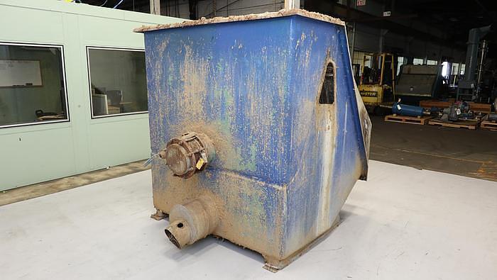 Used CE BAUER 72" WIDE INCLINED HYDRASIEVE .040" SLOTS 316 S/S SCREEN FRP BODY