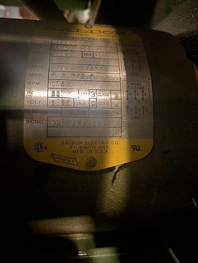 Used BLOAPCO MODEL 5SC TRIM CHOPPER W/ BALDOR 2 HP MOTOR