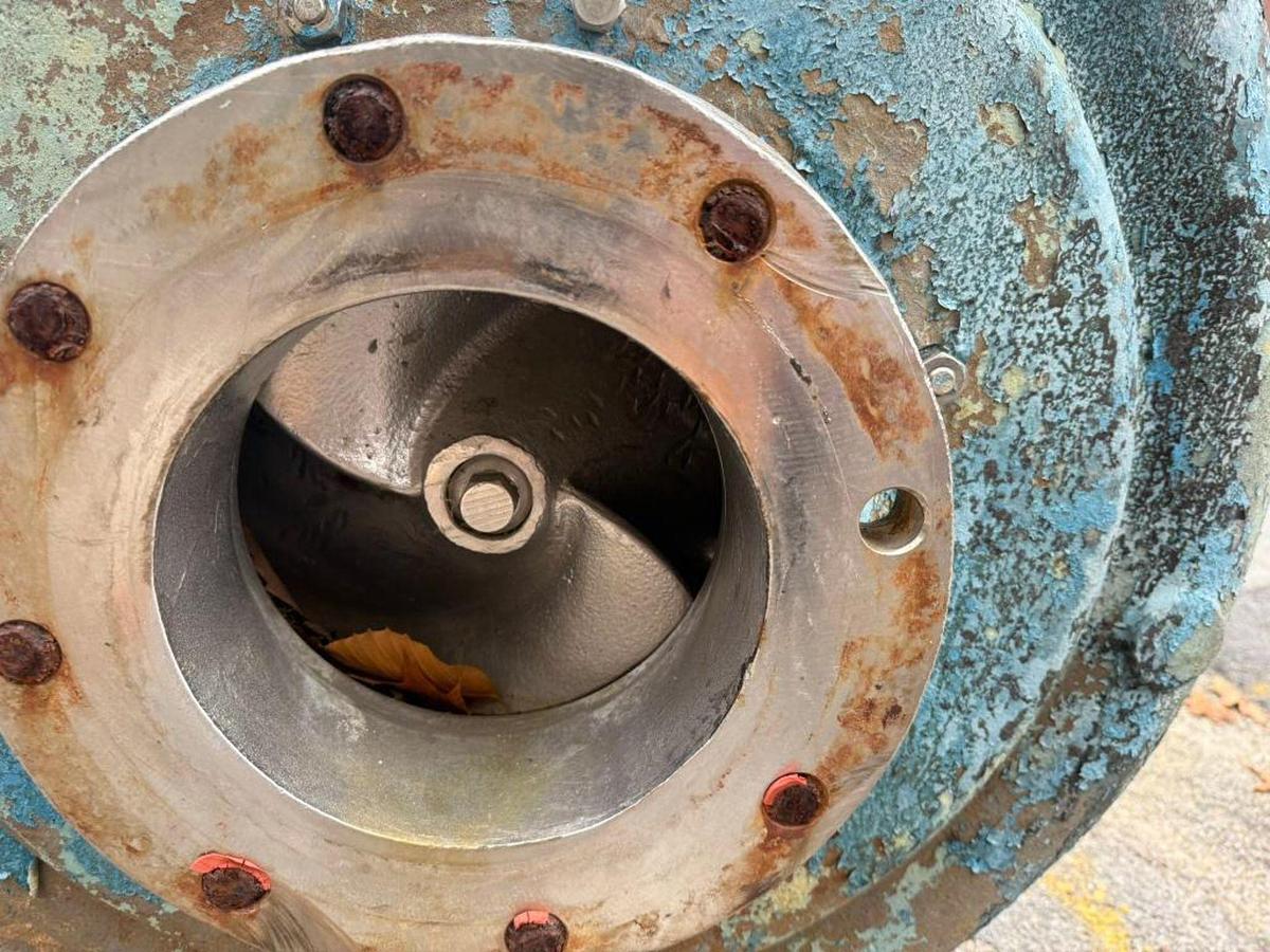 Used GOULDS PUMP SIZE 6X8-18 316 STAINLESS STEEL