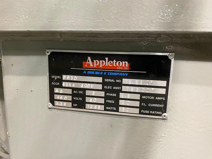 Used 2017 APPLETON MFG. P510 AUTOMATIC CORE CUTTER SYSTEM
