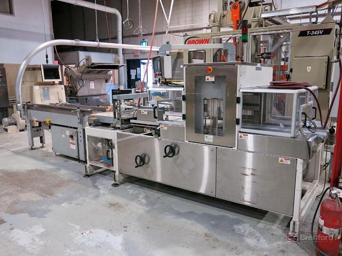 Used TEXWRAP MODEL 1809 SS LH SERVO SIDE SEAL SHRINK WRAP SYSTEM