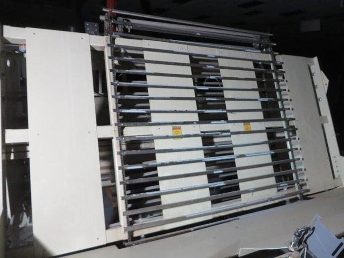 Used 112" BAOSUO BATHROOM TISSUE LINE WITH VTP CARTON ERECTOR, PACKER & VTP 8450 WRAPPER